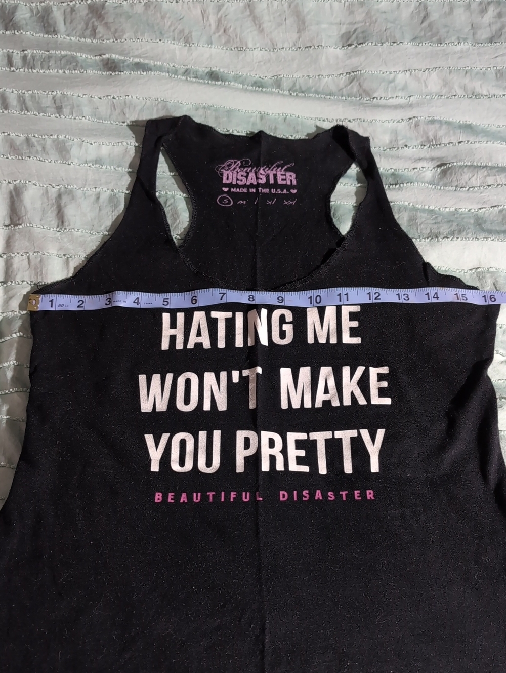 Beautiful Disaster Razorback Tank Top - Picture 4 of 5